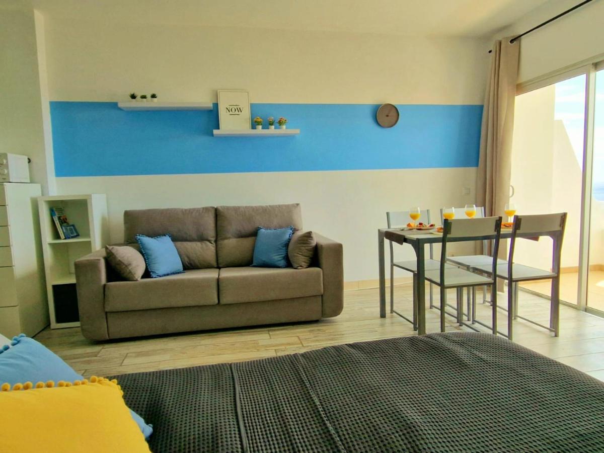 Lovely Blue Studio With Ocean View And Pool, Paraiso 918 Costa Adeje  Bagian luar foto