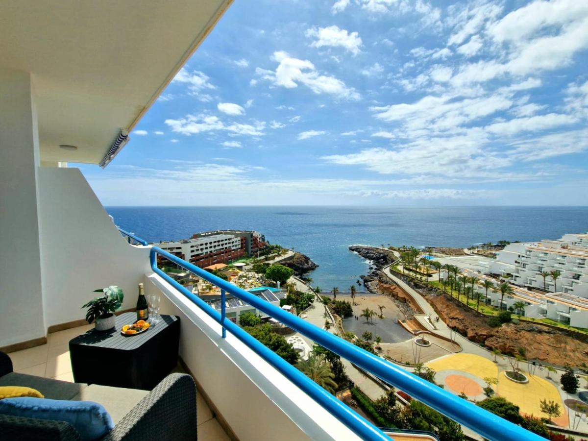Lovely Blue Studio With Ocean View And Pool, Paraiso 918 Costa Adeje  Bagian luar foto