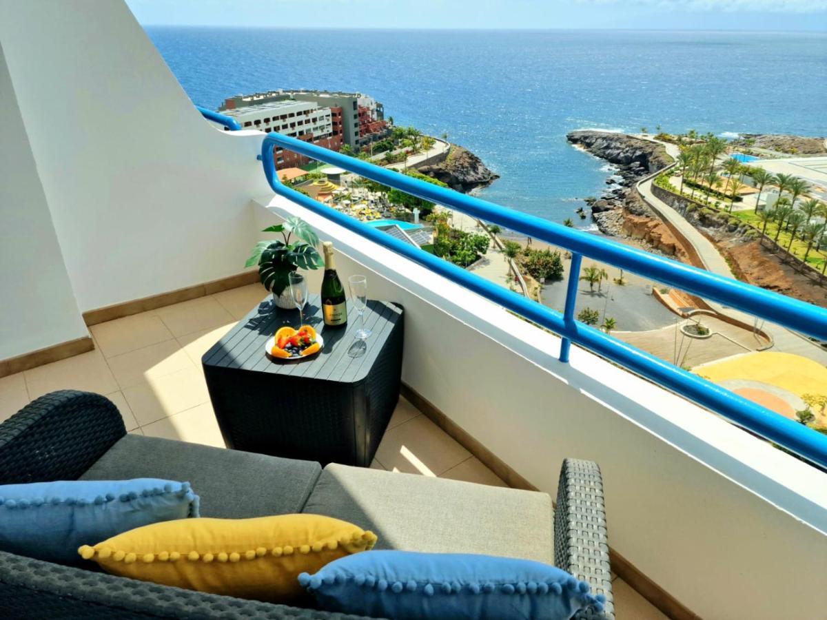 Lovely Blue Studio With Ocean View And Pool, Paraiso 918 Costa Adeje  Bagian luar foto