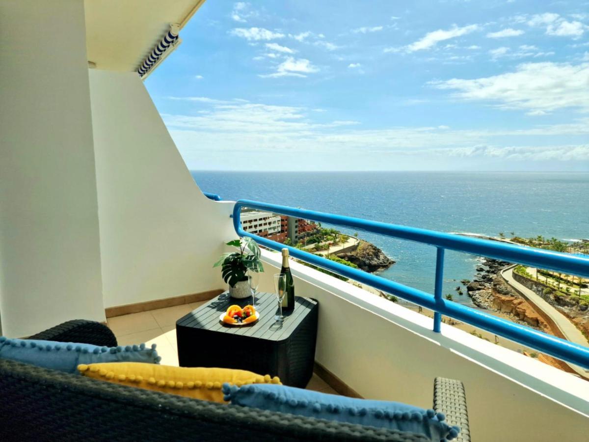 Lovely Blue Studio With Ocean View And Pool, Paraiso 918 Costa Adeje  Bagian luar foto
