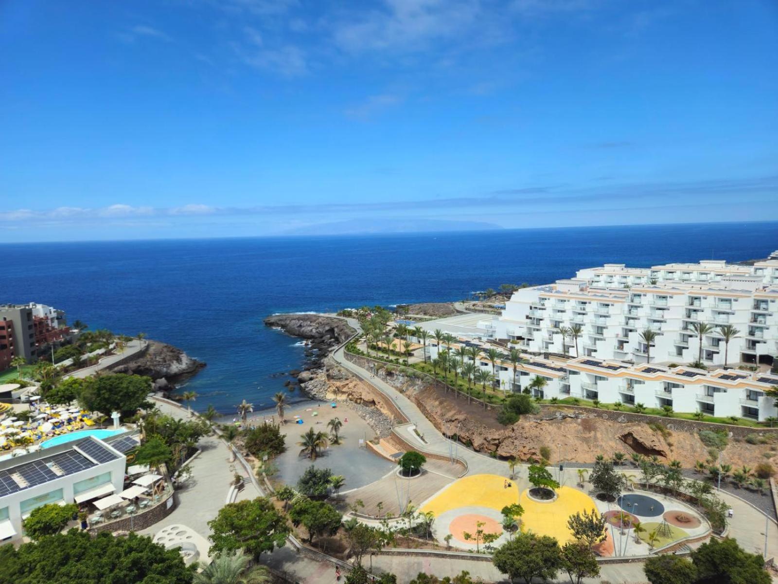 Lovely Blue Studio With Ocean View And Pool, Paraiso 918 Costa Adeje  Bagian luar foto